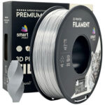 Філамент Smart Print PLA Silk 1.75mm 1кг Silver